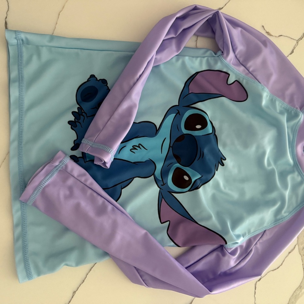 Kids Swim Rash Guard - Disney stitch